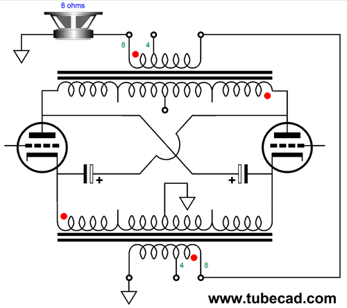 12AU7 & Split-Load Phase Splitter & Circlotron